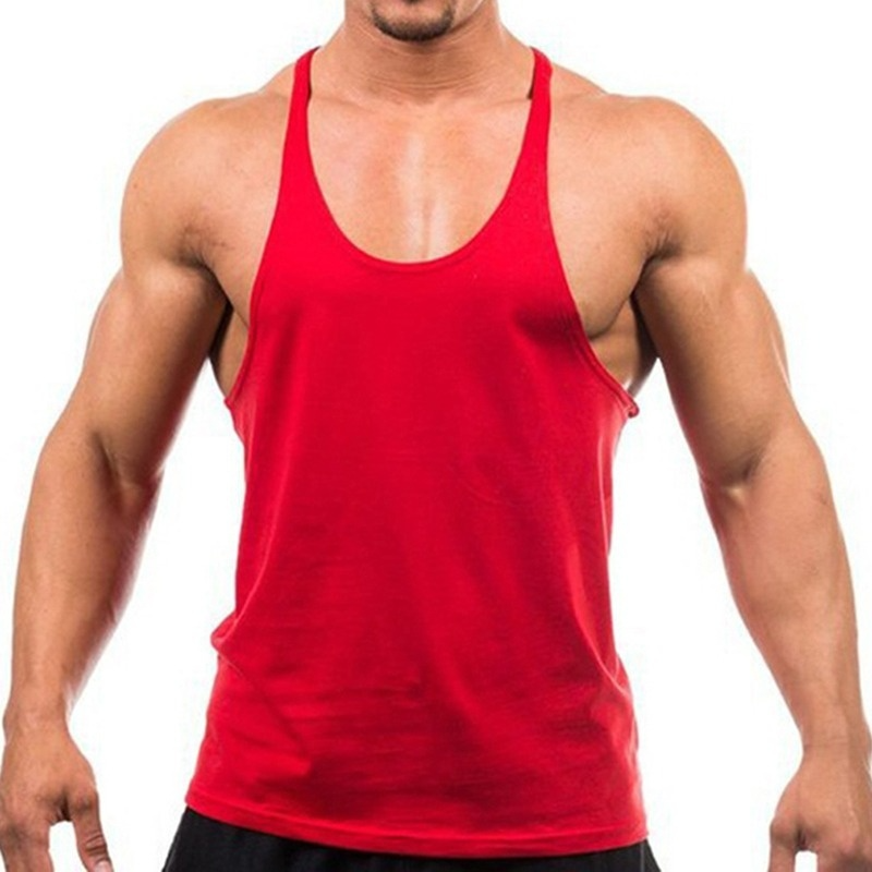 Men's Gym Workout Bodybuilding - Tank Top Muscle ulasan dan harga