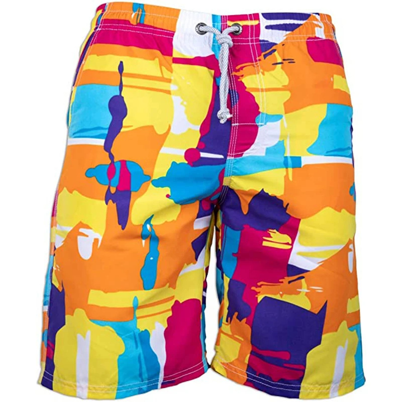 Colorful Ethnic Graphic Beach  - Trunks Board Surf ulasan dan harga