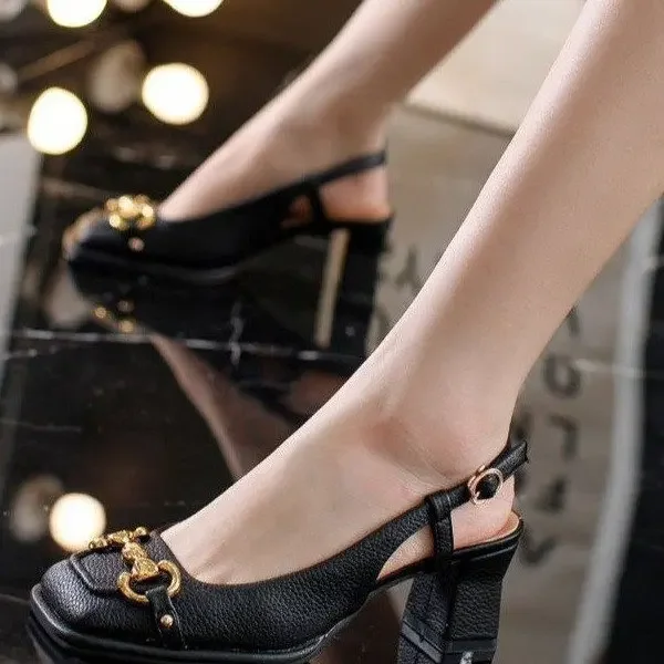 2026 New Retro Square Head Hig - Casual Sandal Leather ulasan dan harga