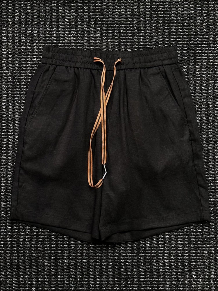 Leisure Male Drawstring Elasti - Short Linen Drawstring ulasan dan harga