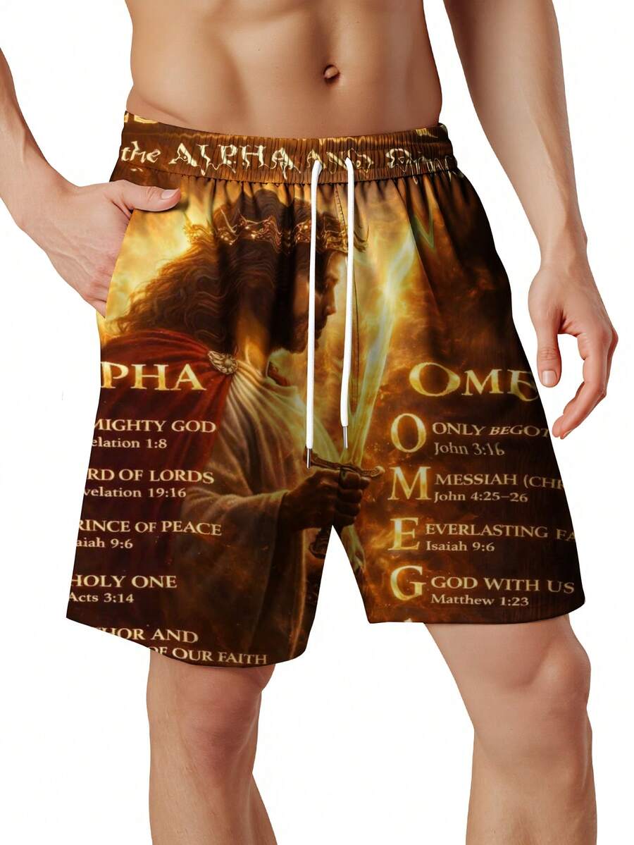 Alpha Jesus Christ Religious S - Swim Trunk Quick Dry ulasan dan harga