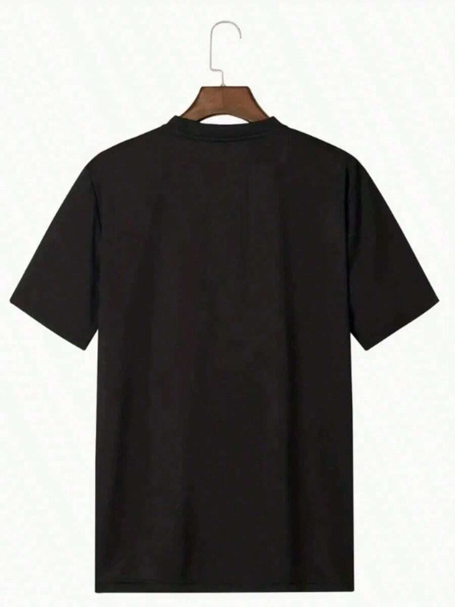 2-Piece Mens Summer Lounge Set - Tee Graphic Print ulasan dan harga