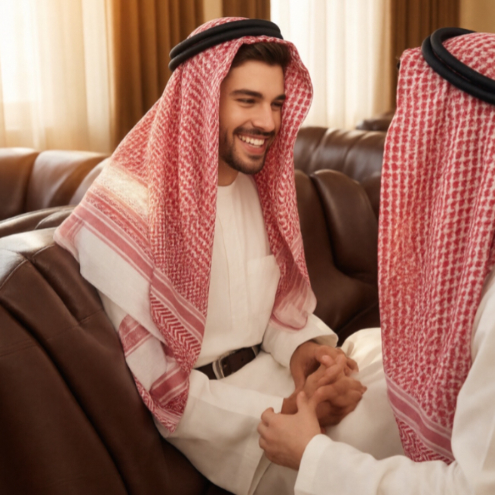 Arab Sheikh Costume Set, Saudi - Sunglass Retainer Cord ulasan dan harga