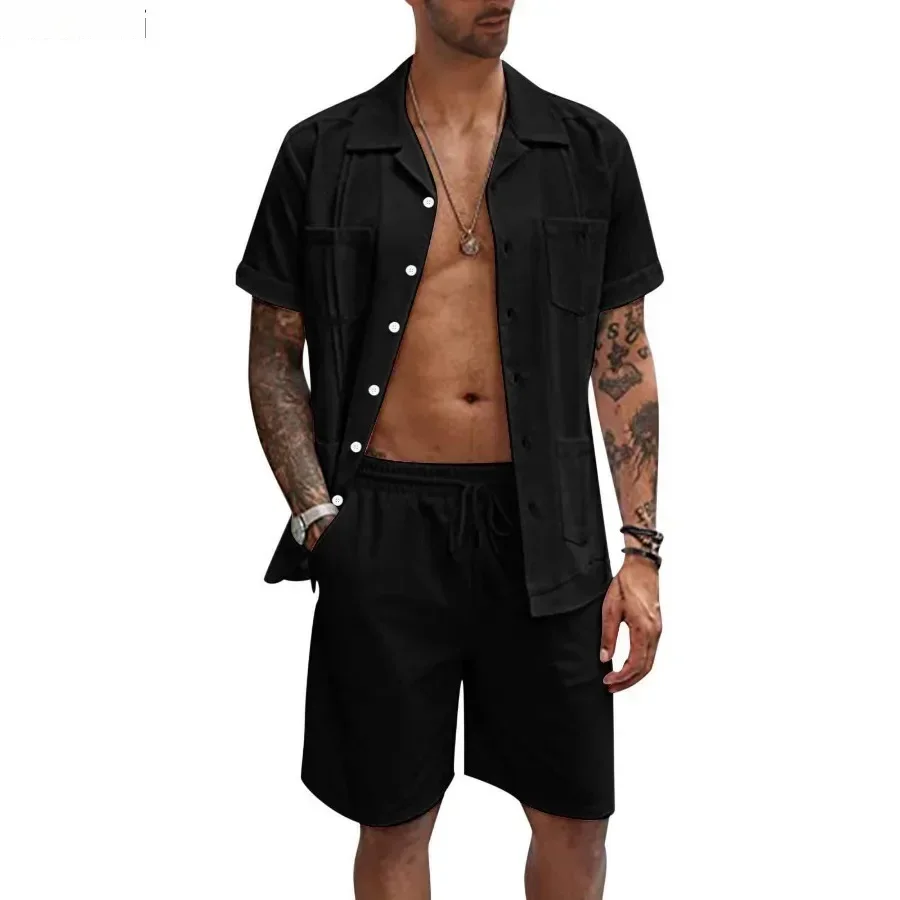New Men's Summer Casual Sport  - Short Linen Drawstring ulasan dan harga