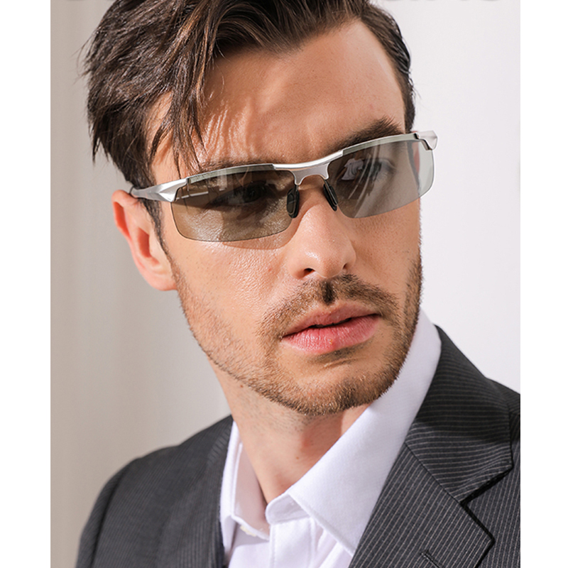 CLLOIO Aluminum Photochromic S - Sunglasses Aviator Polarized ulasan dan harga