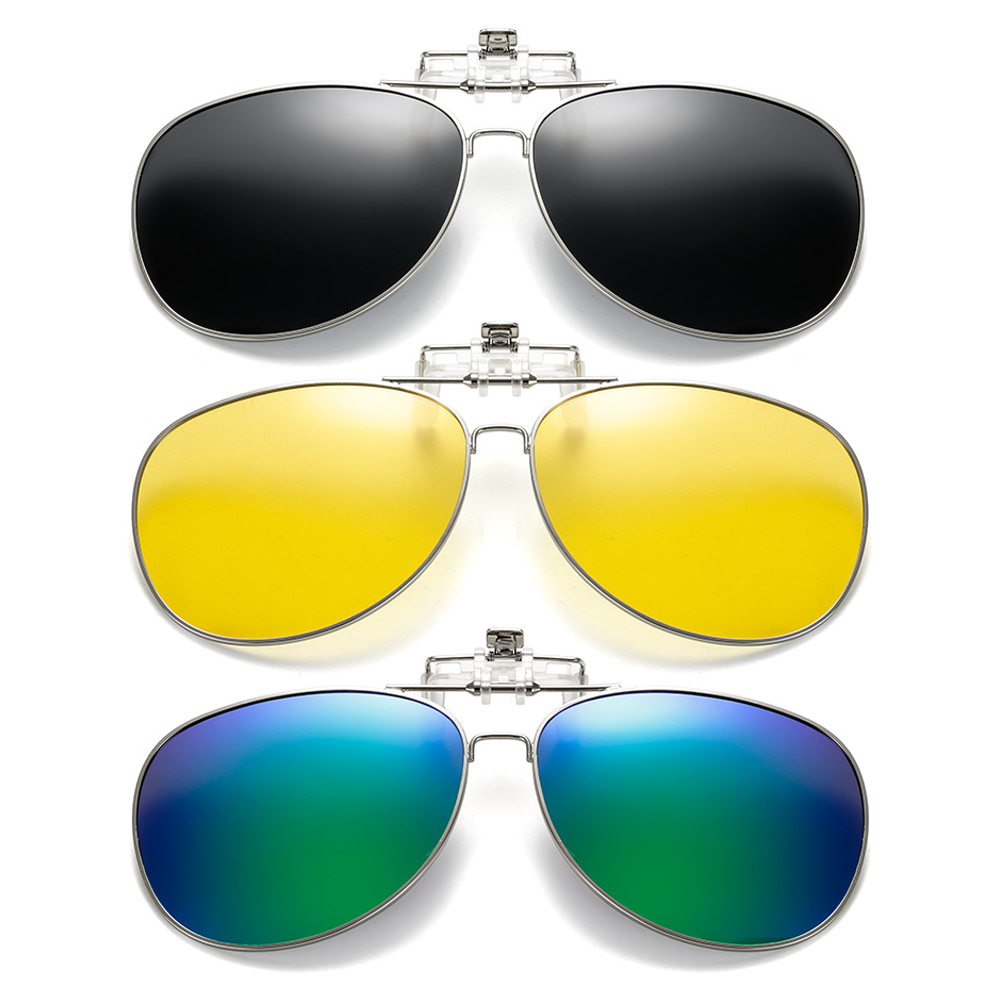 VIVIBEE Aviation Flip Up Clip  - Sunglasses Aviator Polarized ulasan dan harga