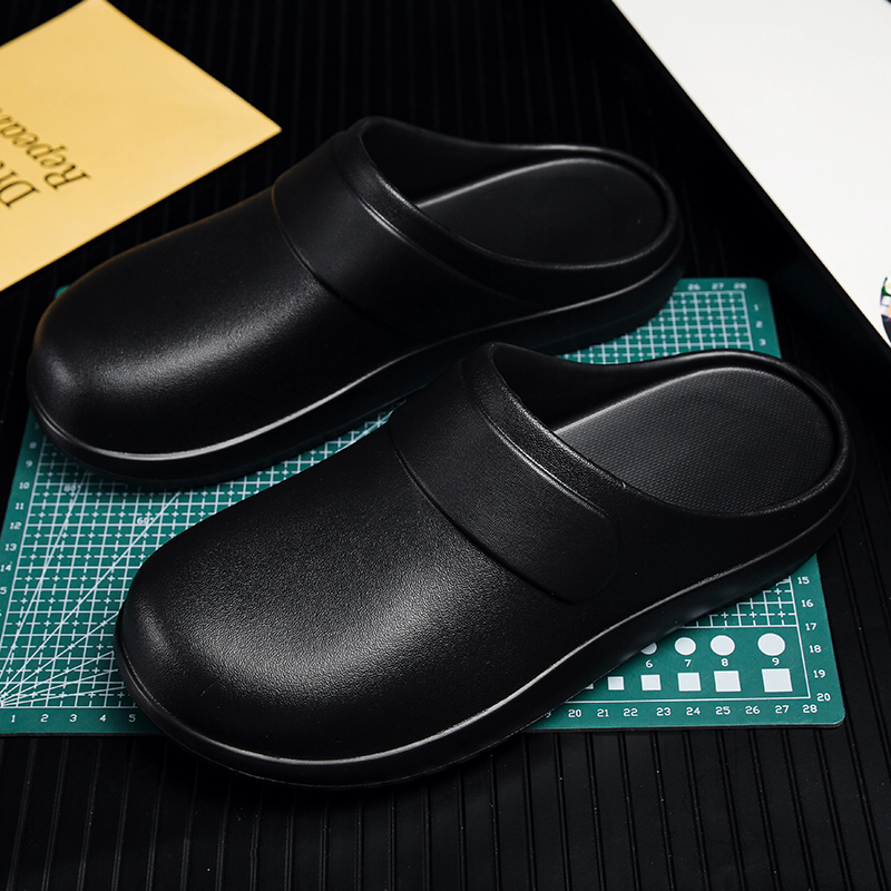 YUYIN Men Women EVA Chef Shoes - Flip Flop Leather Men ulasan dan harga