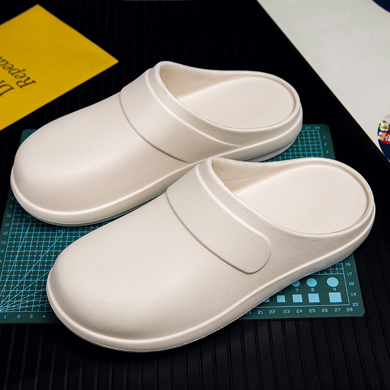YUYIN Men Women EVA Chef Shoes - Flip Flop Leather Men ulasan dan harga